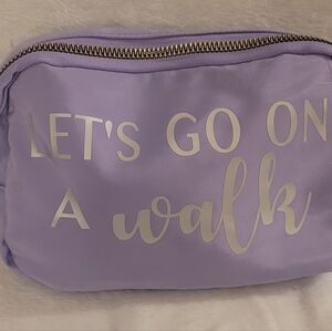 NWT PURPLE BELT BAG
